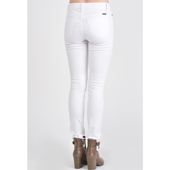 Last 1! 🌟Kancan White Distressed Skinny Jeans - Picture 2 of 3